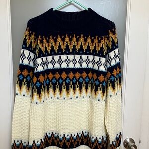 Colorful Knit Sweater